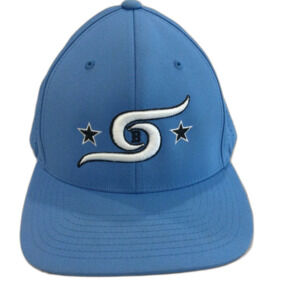 Pacific Headwear Cap Hat Unisex Fitted Size SM-MD Color Blue Style 474F FlexFit